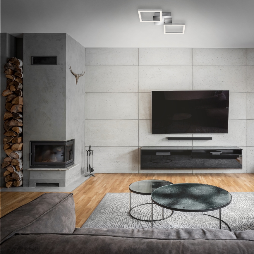 Briloner 3207-018 - LED taklampa FRAMES 2xLED/8W/230V