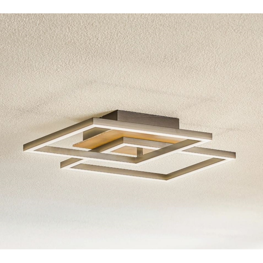 Briloner 3210-014 - LED Dimbar taklampa FRAME 2xLED/11W/230V brun