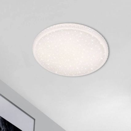Briloner 3412-016 - Dimmbar taklampa STAR SKY LED/24W/230V 3000/4000/6000K Ø 39 cm + fjärrkontroll