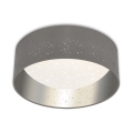 Briloner 3482014 - LED taklampa MAILA STARRY SKY LED/12W/230V grå/silver