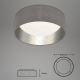 Briloner 3482014 - LED taklampa MAILA STARRY LED/12W/230V grå/silver
