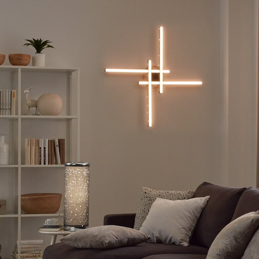 Briloner 3519-045 - LED ytmonterad ljuskrona  REY 4xLED/6W/230V