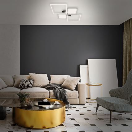 Briloner 3530-018 - Dimbar LED ytmonterad ljuskrona FRAME LED/40W/230V 3000-6500K + fjärrkontroll