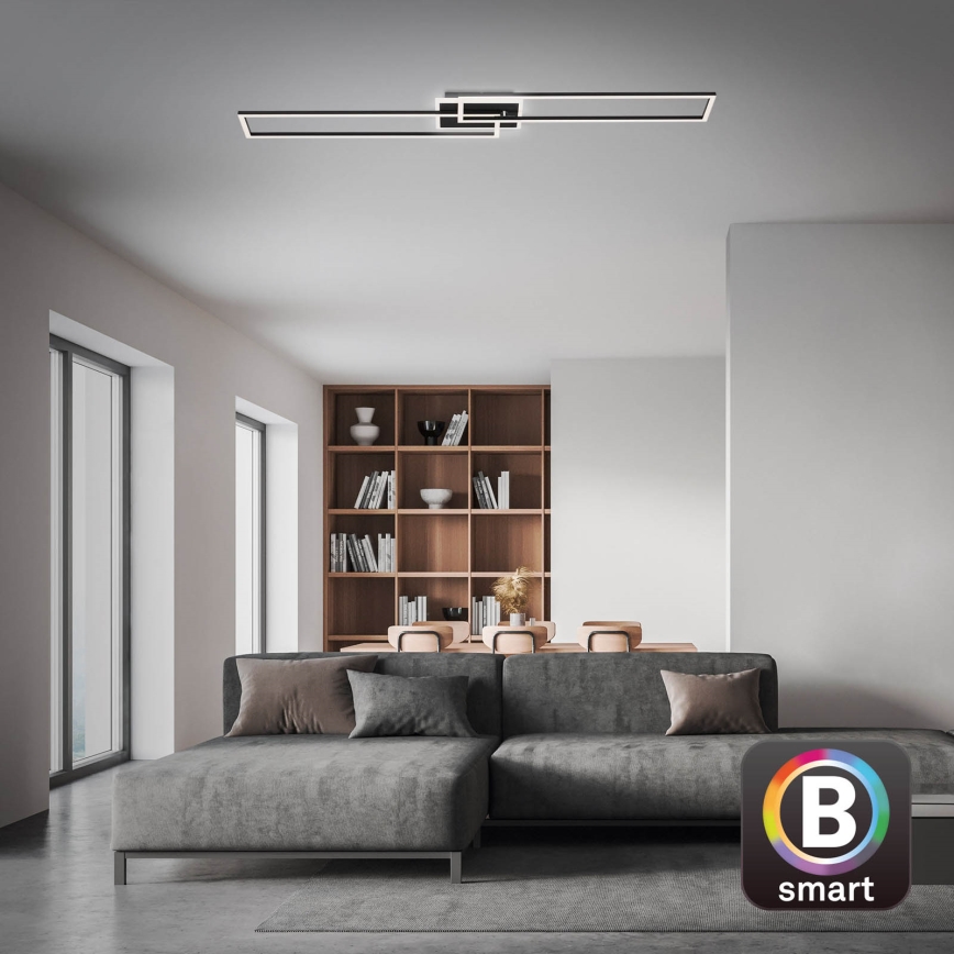 Briloner 3538-015 - LED ljusreglerad ljuskrona FRAME 2xLED/20W/230V 2700-6500K Wi-Fi Tuya + fjärrkontroll