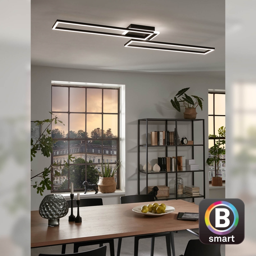 Briloner 3538-015 - LED ljusreglerad ljuskrona FRAME 2xLED/20W/230V 2700-6500K Wi-Fi Tuya + fjärrkontroll