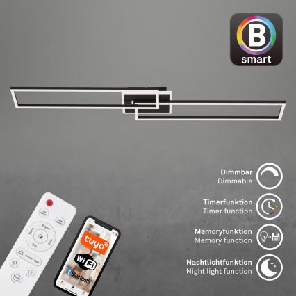 Briloner 3538-015 - LED ljusreglerad ljuskrona FRAME 2xLED/20W/230V 2700-6500K Wi-Fi Tuya + fjärrkontroll