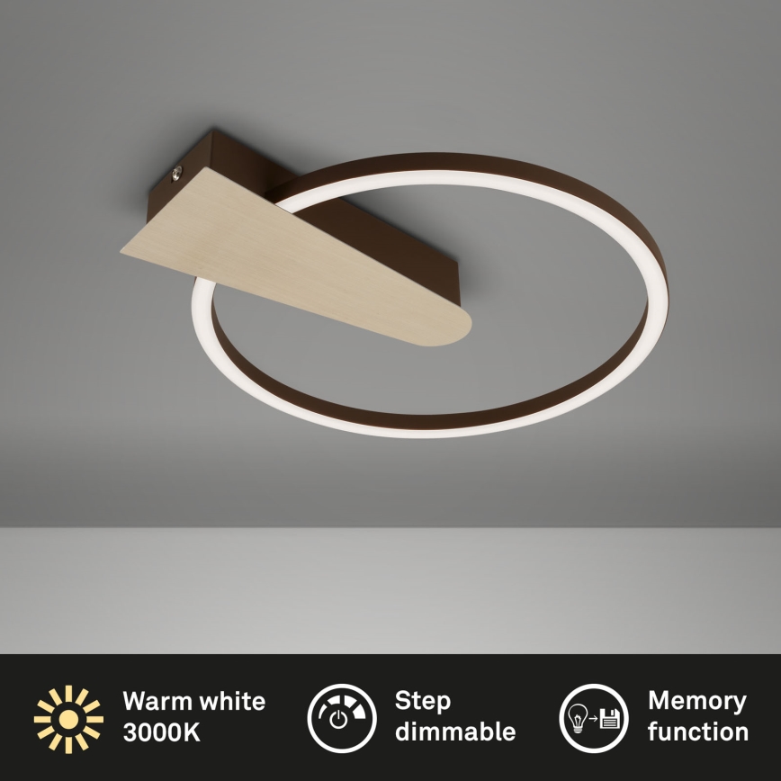 Briloner 3542017 - LED Dimbar taklampa NICO LED/12W/230V guld