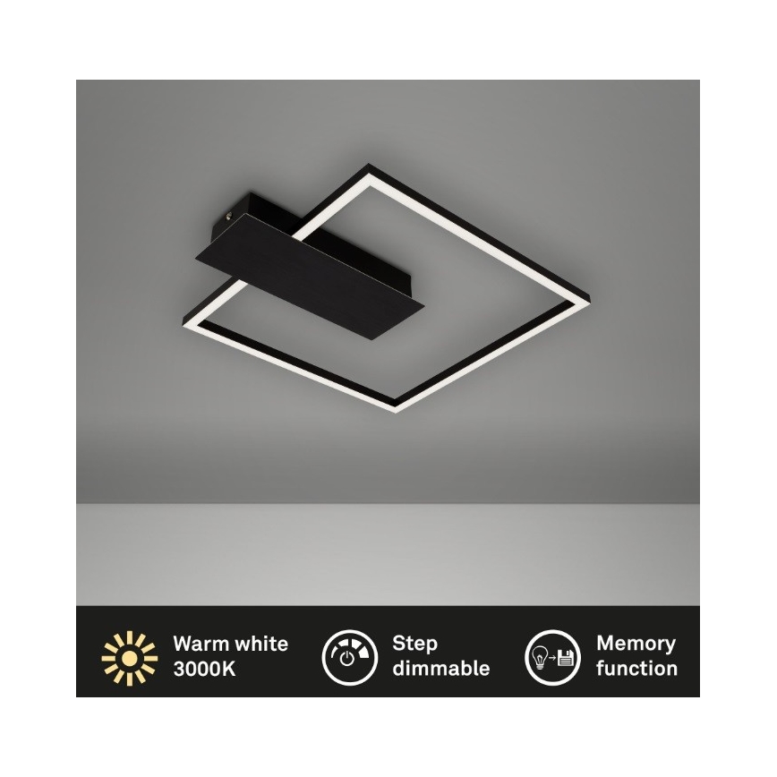 Briloner 3544-015 - LED Dimbar taklampa NICO LED/12W/230V svart