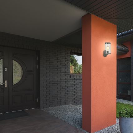 Briloner 3600-015 - Vägglampa för utomhusbruk KAIRO 1xE27/12W/230V IP44 svart