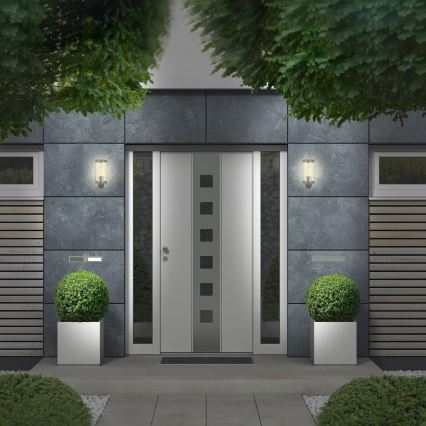 Briloner 3600-015 - Vägglampa för utomhusbruk KAIRO 1xE27/12W/230V IP44 svart