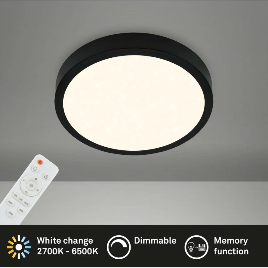 Briloner 3701-015 - LED dimbar taklampa RUNA LED/18W/230V 2700-6500K + fjärrkontroll