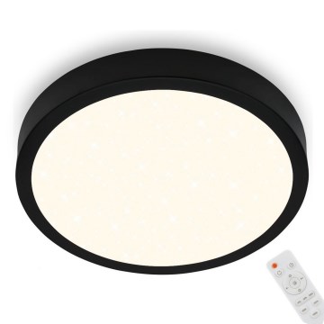 Briloner 3704-015 - LED Dimbar taklampa RUNA LED/22W/230V 2700-6500K svart + fjärrkontroll