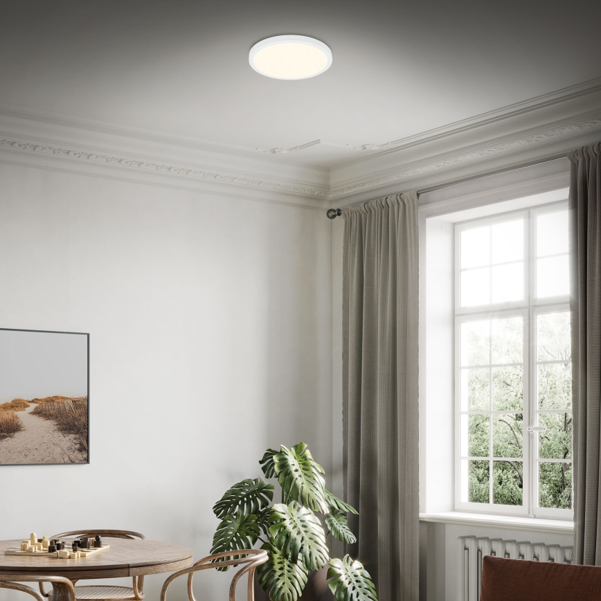 Briloner 3704-016 - LED Dimbar taklampa RUNA LED/22W/230V 2700-6500K vit + fjärrkontroll
