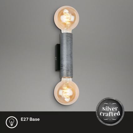Briloner 3710-024 - Retro vägglampa 2xE27/10W/230V