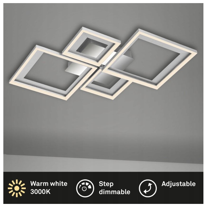 Briloner 3727-019 - LED Dimbar taklampa FRAME LED/38W/230V