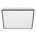 Briloner 3748-415 - LED taklampa STAR SKY LED/15W/230V 27x27 cm svart