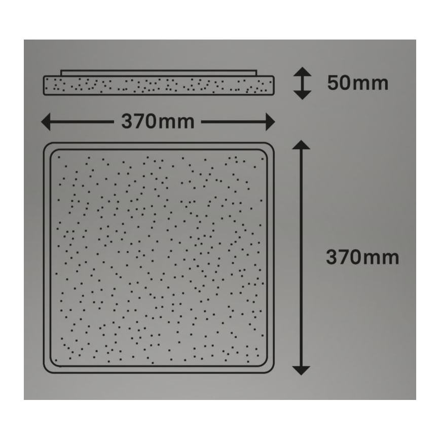 Briloner 3749-414 - LED taklampa LINO LED/24W/230V matt krom