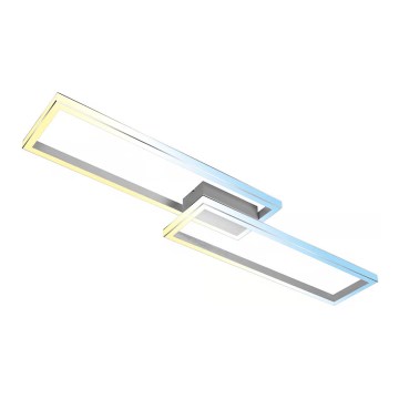 Briloner 3761019 - Dimbart LED-taklampa LED/45W/230V 2700-6500K matt krom + fjärrkontroll