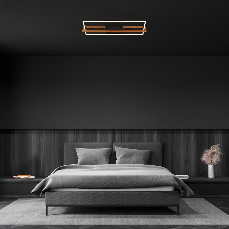 Briloner 3777-015 - LED taklampa FRAME LED/21W/230V 3000K svart