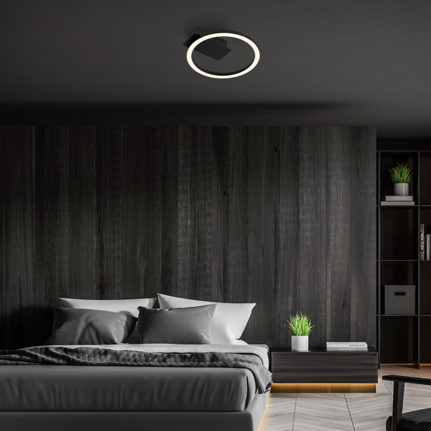 Briloner 3778-015 - LED taklampa FRAME LED/5W/230V Ø 20 cm svart