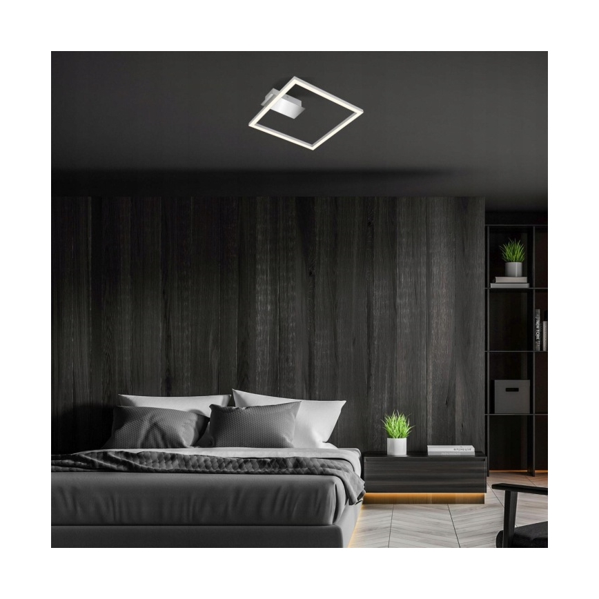 Briloner 3780-014 - LED-taklampa FRAME LED/14W/230V 26,5x25 cm matt krom