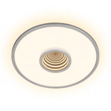 Briloner 3847014 - LED taklampa TORO LED/18W/230V Ø 42 cm matt krom