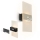 Briloner 3888012 - LED uppladdningsbar vägglampa med rörelse- och skymningssensor AURA LED/2,5W/5V 1800 mAh matt krom
