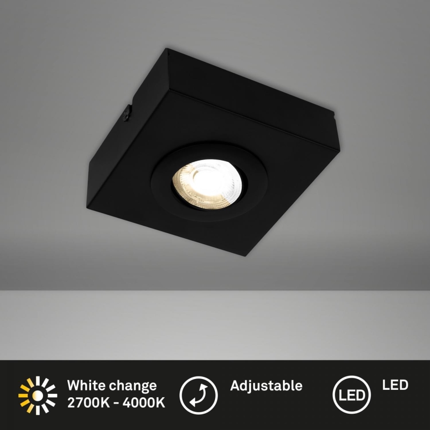 Briloner 3996015 - LED spotlight CTS LED/4W/230V 2700/4000K svart
