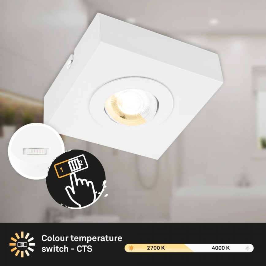 Briloner 3996016 - LED spotlight CTS LED/4W/230V 2700/4000K vit