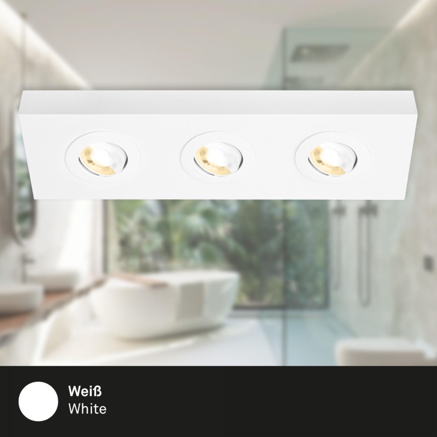 Briloner 3996036 - LED spotlight CTS 3xLED/4W/230V 2700/4000K vit