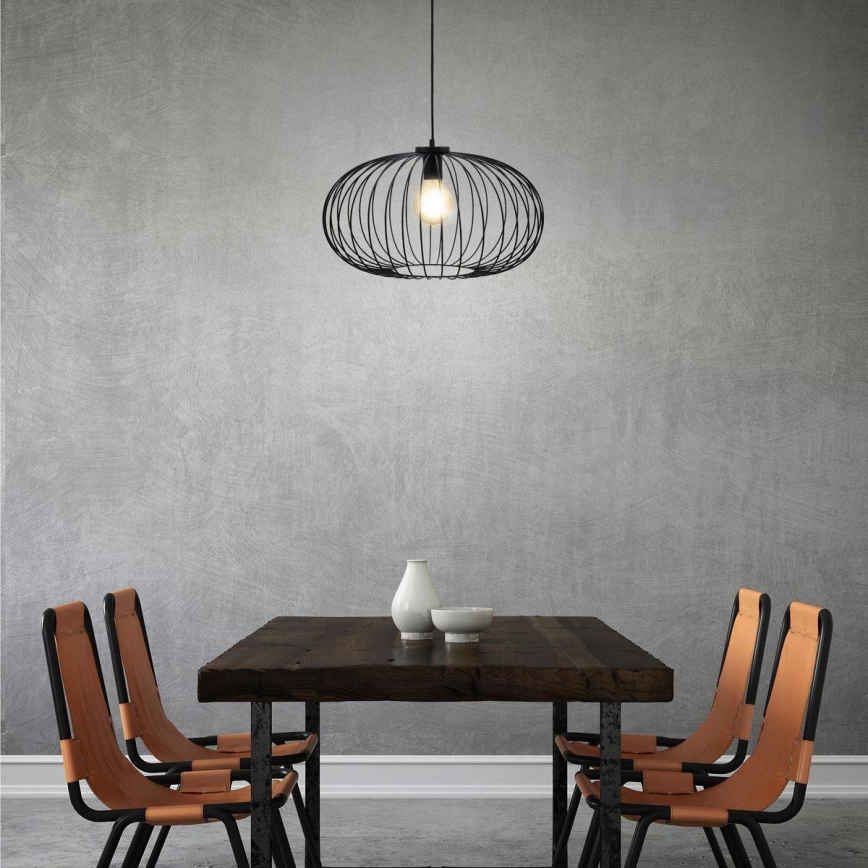 Briloner 4023-015 - Ljuskrona med textilsladd KAGO 1xE27/60W/230V