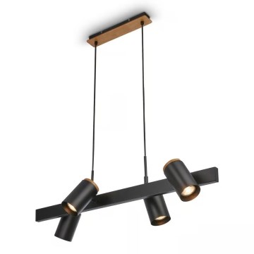 Briloner 4059045 - Takpendel på kabel ERA, 4x GU10 (10 W), 230 V, svart