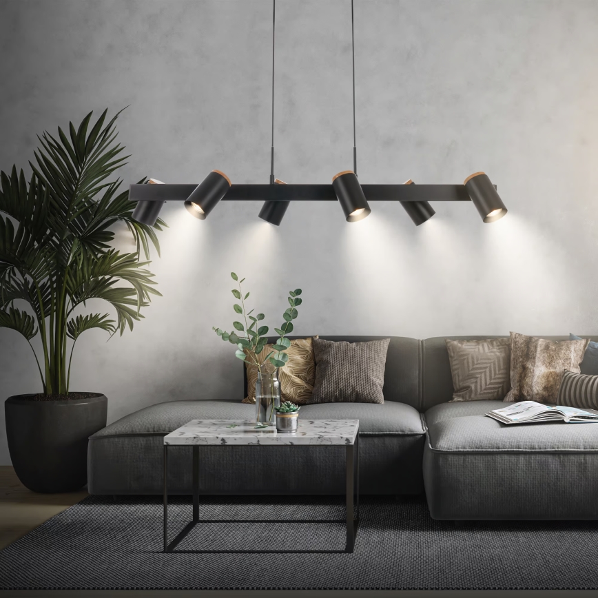 Briloner 4059065 - Takpendel ERA 6xGU10/10W/230V svart