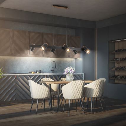 Briloner 4059065 - Takpendel ERA 6xGU10/10W/230V svart