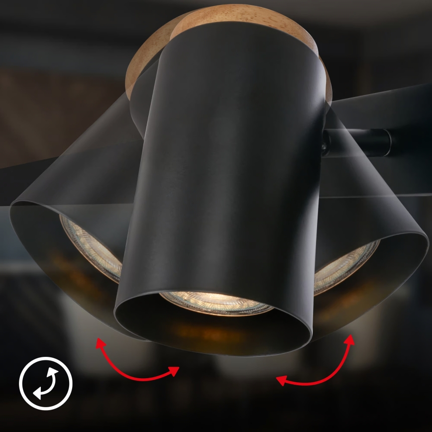 Briloner 4059065 - Takpendel ERA 6xGU10/10W/230V svart