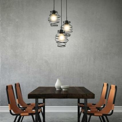 Briloner 4870-035 - Hänglampa med kabel 3xE27/60W/230V