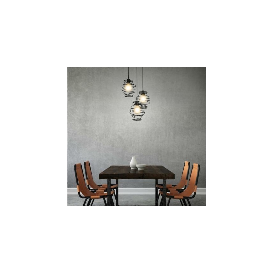 Briloner 4870-035 - Hänglampa med kabel 3xE27/60W/230V