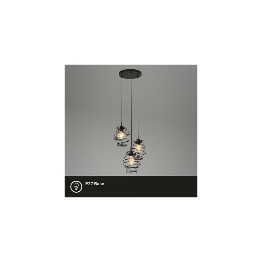Briloner 4870-035 - Hänglampa med kabel 3xE27/60W/230V