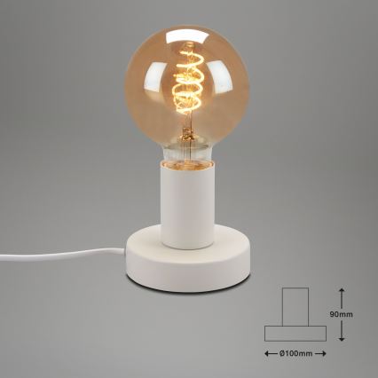 Briloner 7023-016 - Bordslampa TEEPU 1xE27/10W/230V vit