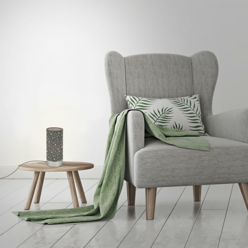 Briloner 7028-014 - Bordslampa STARRY SKY 1xE14/25W/230V grå