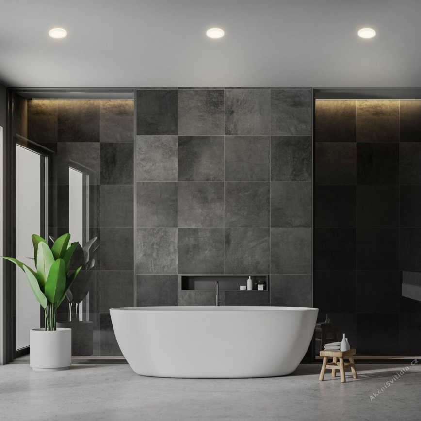 Briloner 7055-036 - KIT 3x Infälld LED badrumsbelysning LED/3W/230V IP44