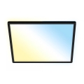 Briloner 7060-015 - Dimmbar ytmonterad SLIM LED-panel LED/22W/230V 2700-6500K 42x42 cm svart Wi-Fi Tuya + fjärrkontroll