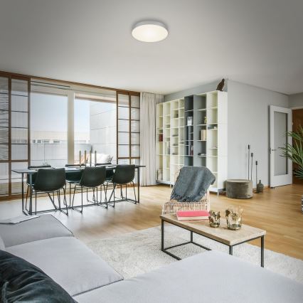 Briloner 7065-014 - LED taklampa FLAME LED/16W/230V silver