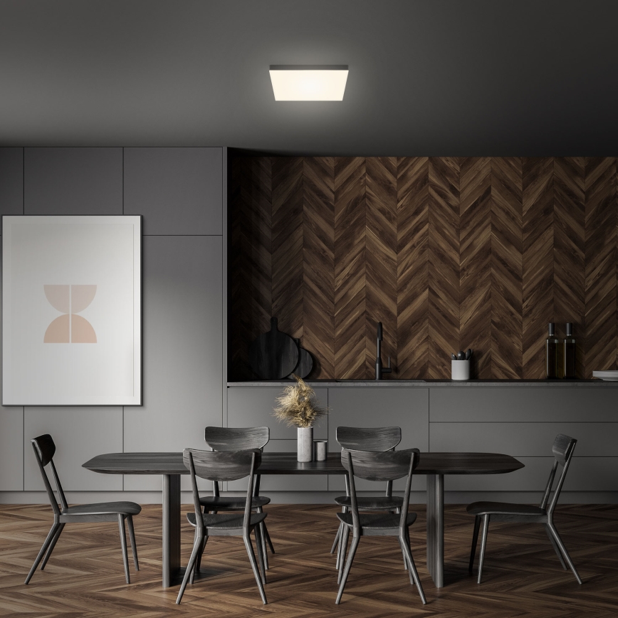 Briloner 7071015 - LED taklampa FLAME LED/21W/230V svart