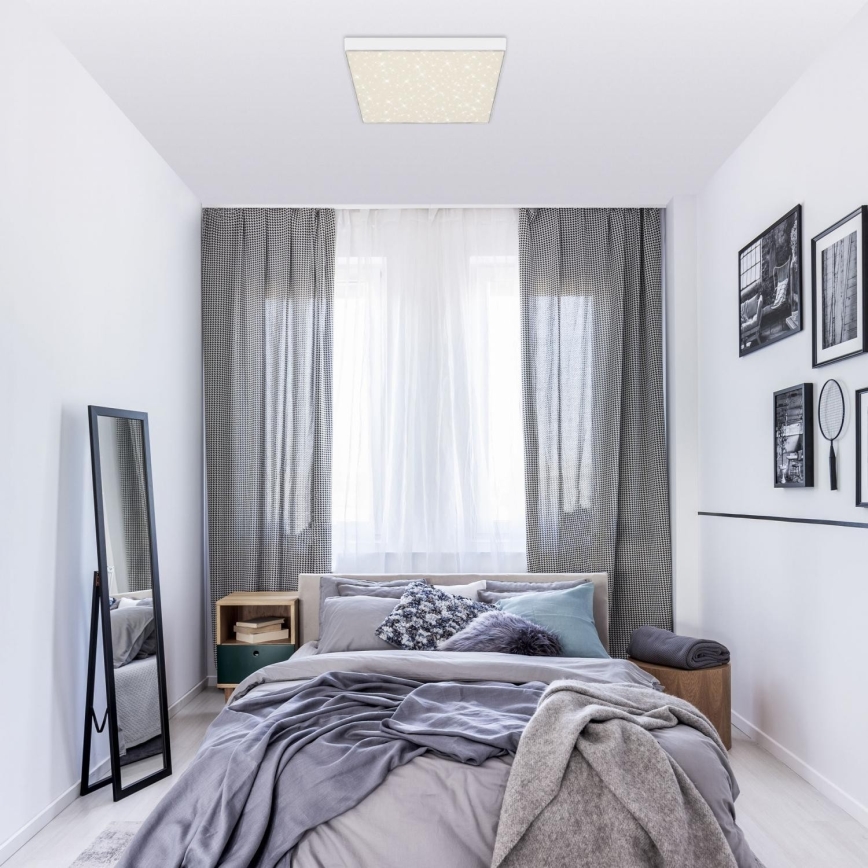 Briloner 7078-416 - LED Taklampa STAR SKY LED/21W/230V 4000K 28x28 cm vit