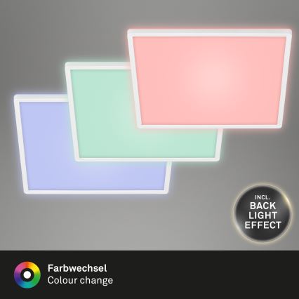 Briloner 7091-416 - LED RGBW Dimbart taklampa SLIM LED/22W/230V + fjärrkontroll