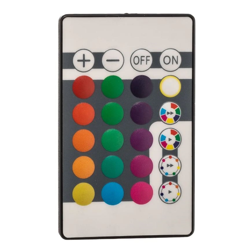 Briloner 7094-416 - LED RGBW dimbar taklampa SLIM LED/22W/230V + fjärrkontroll