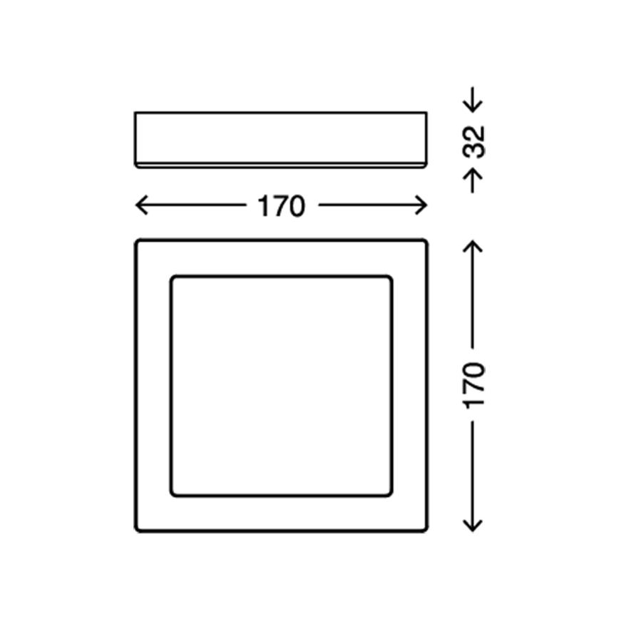 Briloner 7123-414 - LED taklampa FIRE LED/12W/230V silver