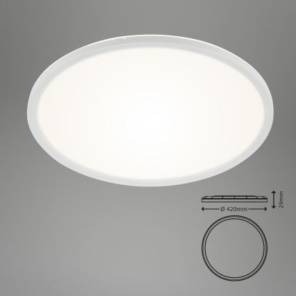 Briloner 7157-416 - LED taklampa SLIM LED/22W/230V diameter 42 cm