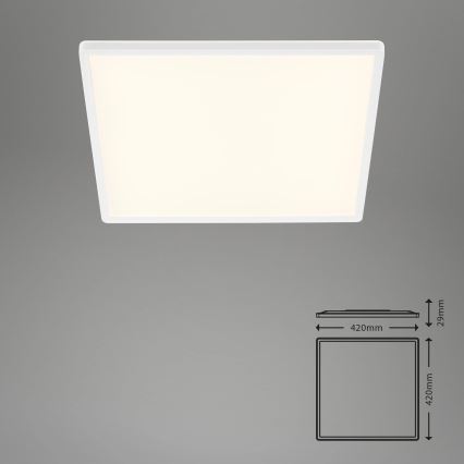 Briloner 7158-416 - LED taklampa  SLIM LED/22W/230V 42x42 cm